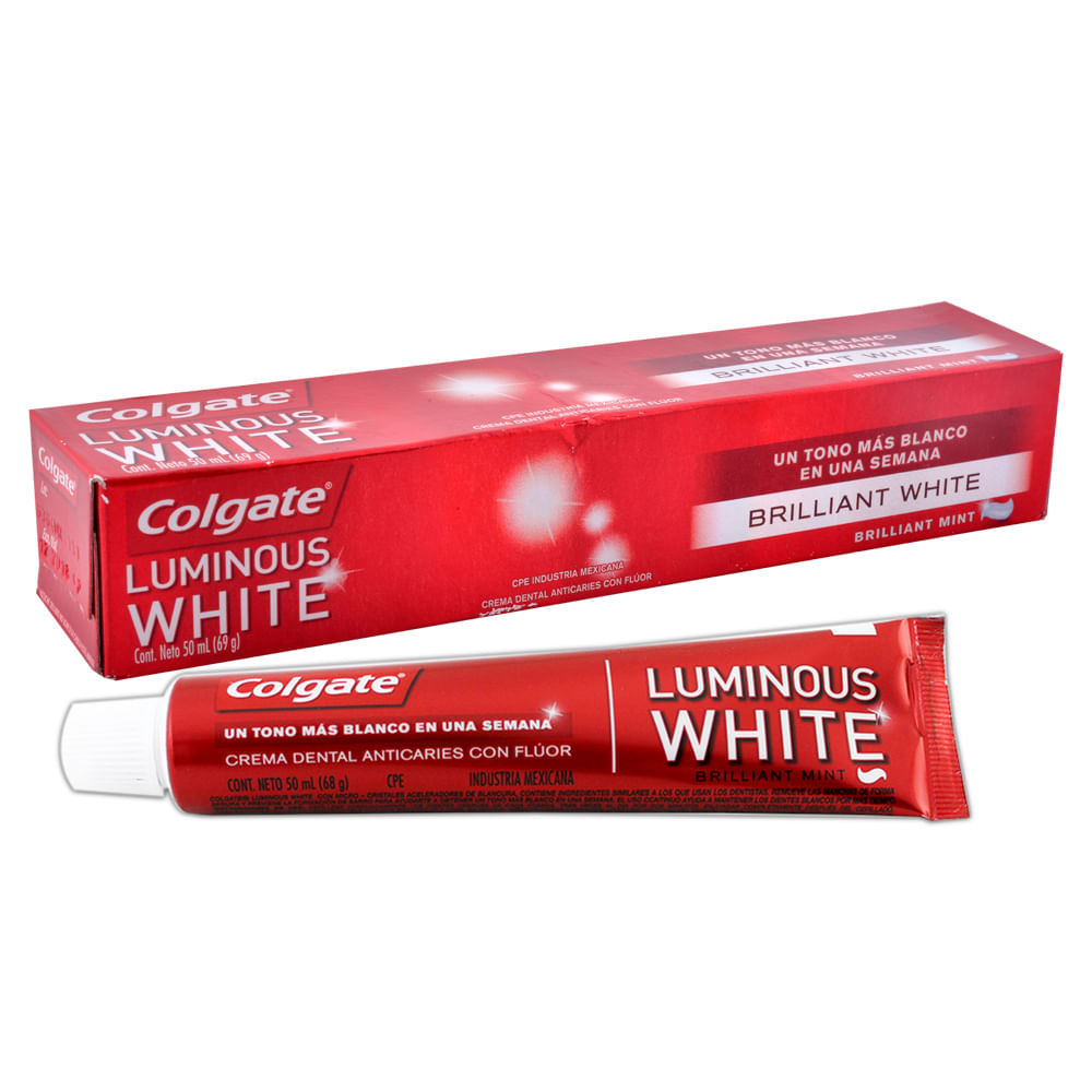 colgate luminous white 50ml