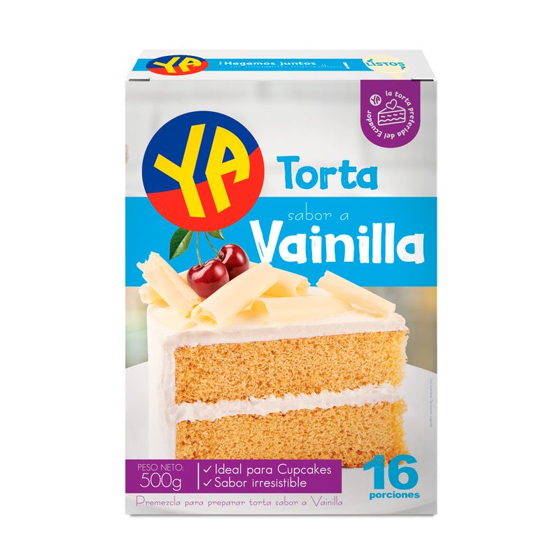 TORTA VAINILLA YA 500 G - Tía Ecuador