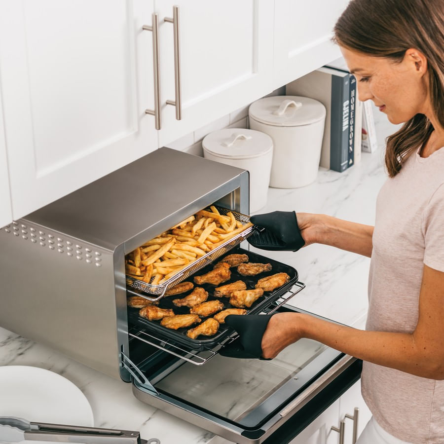 Prepara infinidad de recetas con el Horno y freidora de aire Ninja