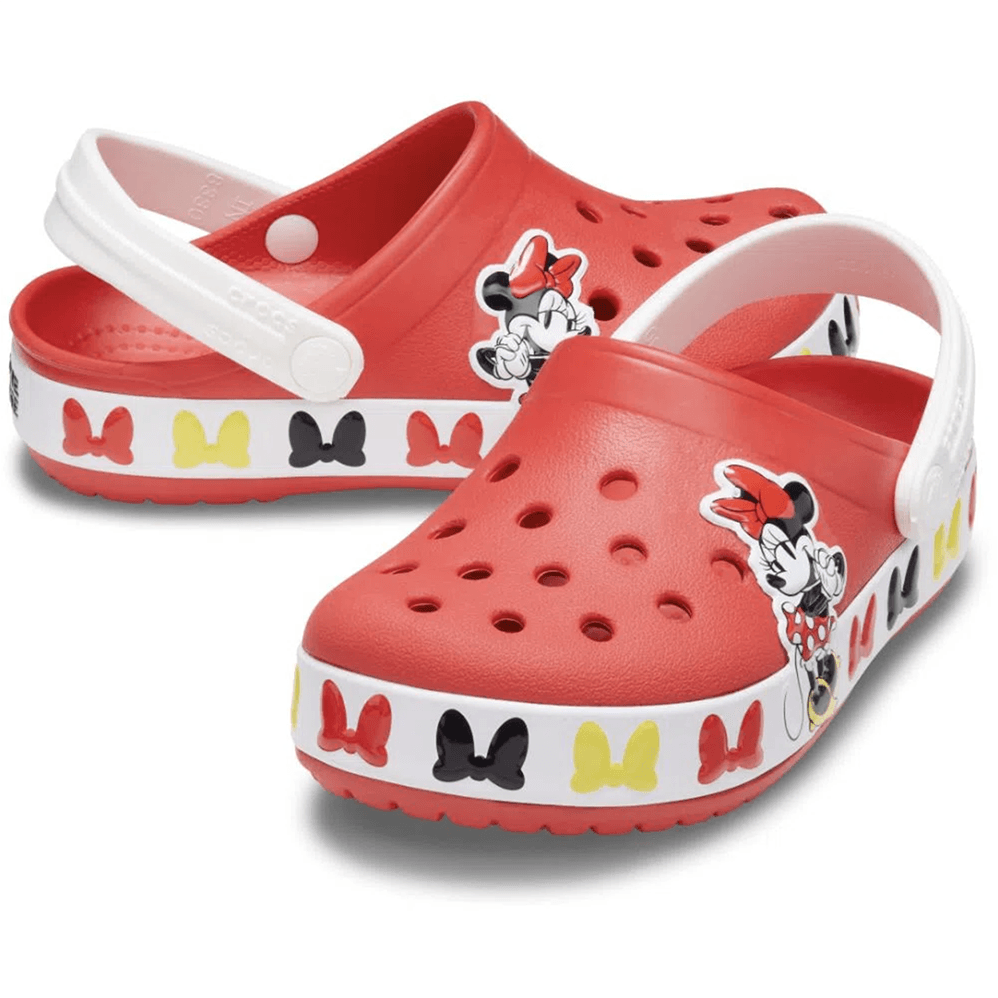 ZAPATO SUECO P/NINA T 20 ROJO MINNIE MOUSE CROCS DISNEY